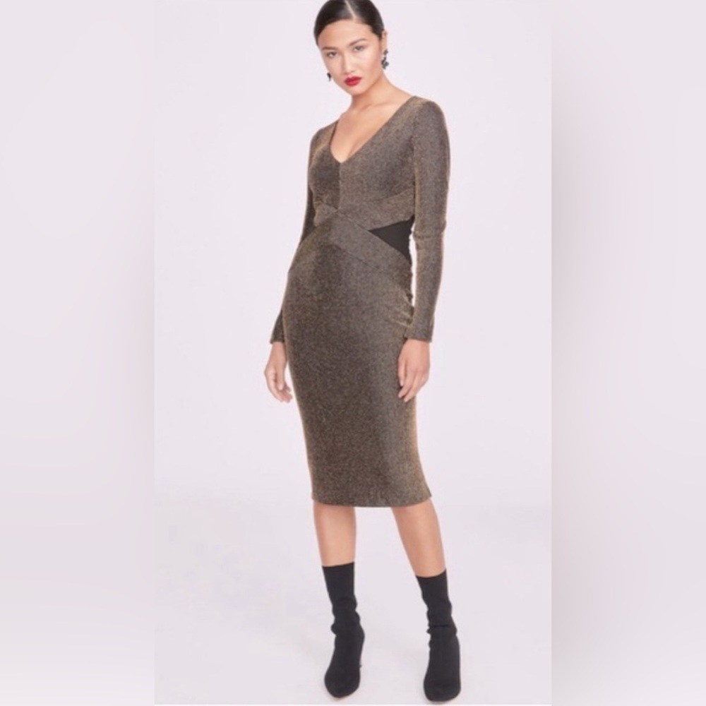 ✨Host Pick✨ Rachel Rachel Roy Women's Sparkle Stripe Knit Dress